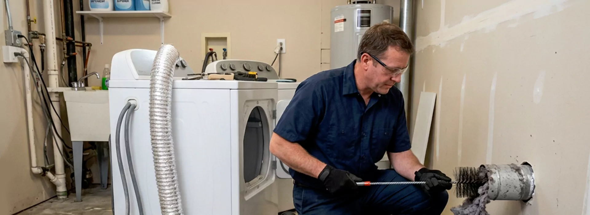 Clogged Dryer Vent Repair in Temple, Texas