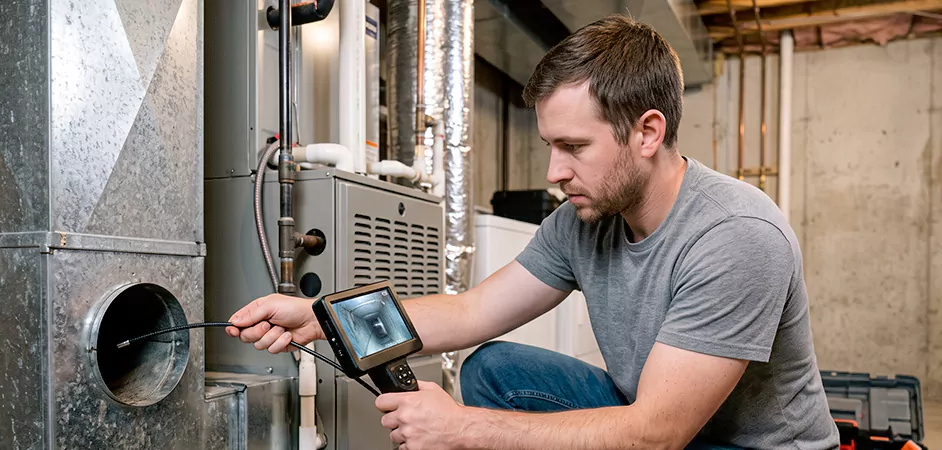 Air Duct Camera Inspection in Temple, TX