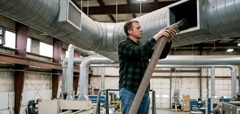 Post-Construction Duct Cleaning in Temple