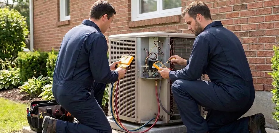 Heat Pump Inspection in Temple