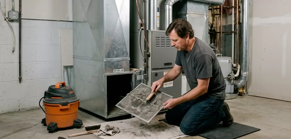 Dryer Lint Trap Maintenance in Temple