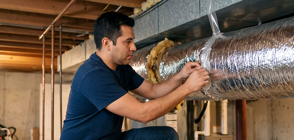 Duct Insulation Upgrade in Temple