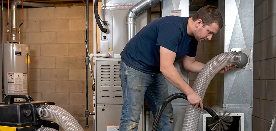 Negative Pressure Duct Cleaning for Large and Long Duct Systems in Temple