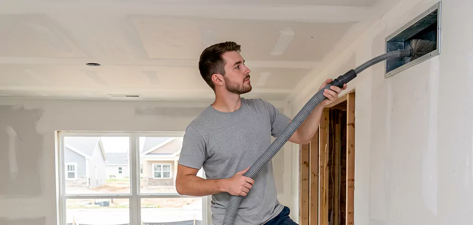 Multifamily New Construction Duct Cleaning in Temple