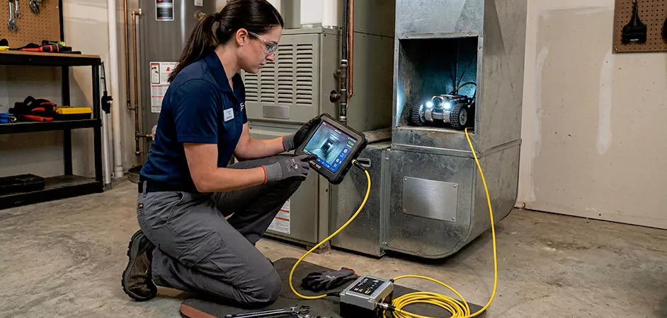 Robotic Duct Inspection in Temple